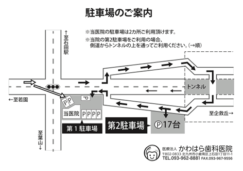 駐車場のご案内